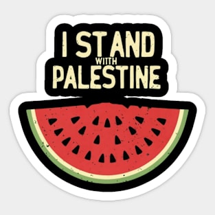 I stand with palestine Sticker